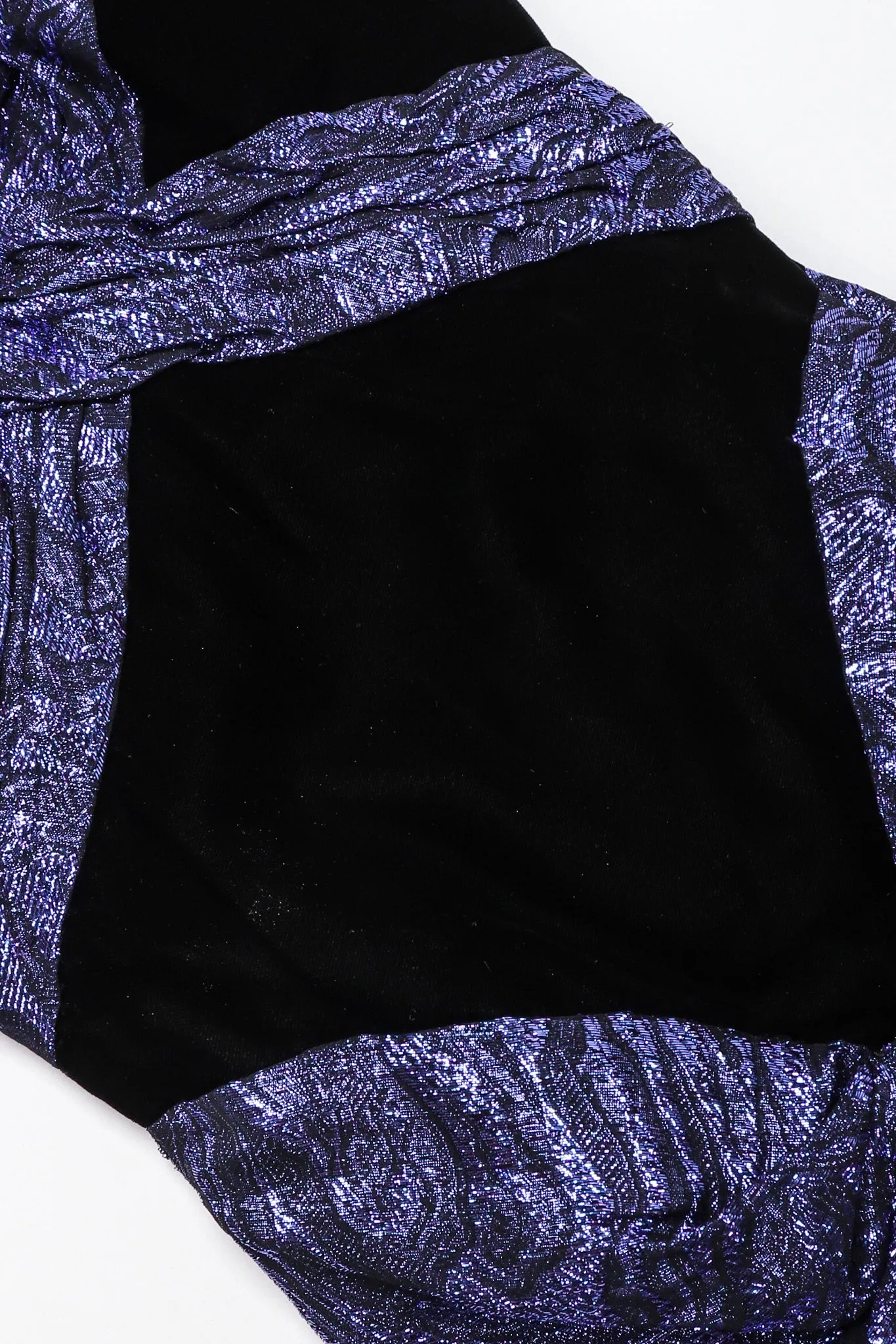 Velvet Lamé Corset Gown