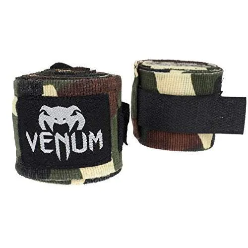 VENUM®BOXING HANDWRAP- FOREST CAMO | semi Elastic Hand Wraps Boxing, MMA, Muay Thai, and Other Martial Arts for Men and Women (Multiple Color Options) | Comfy Fit