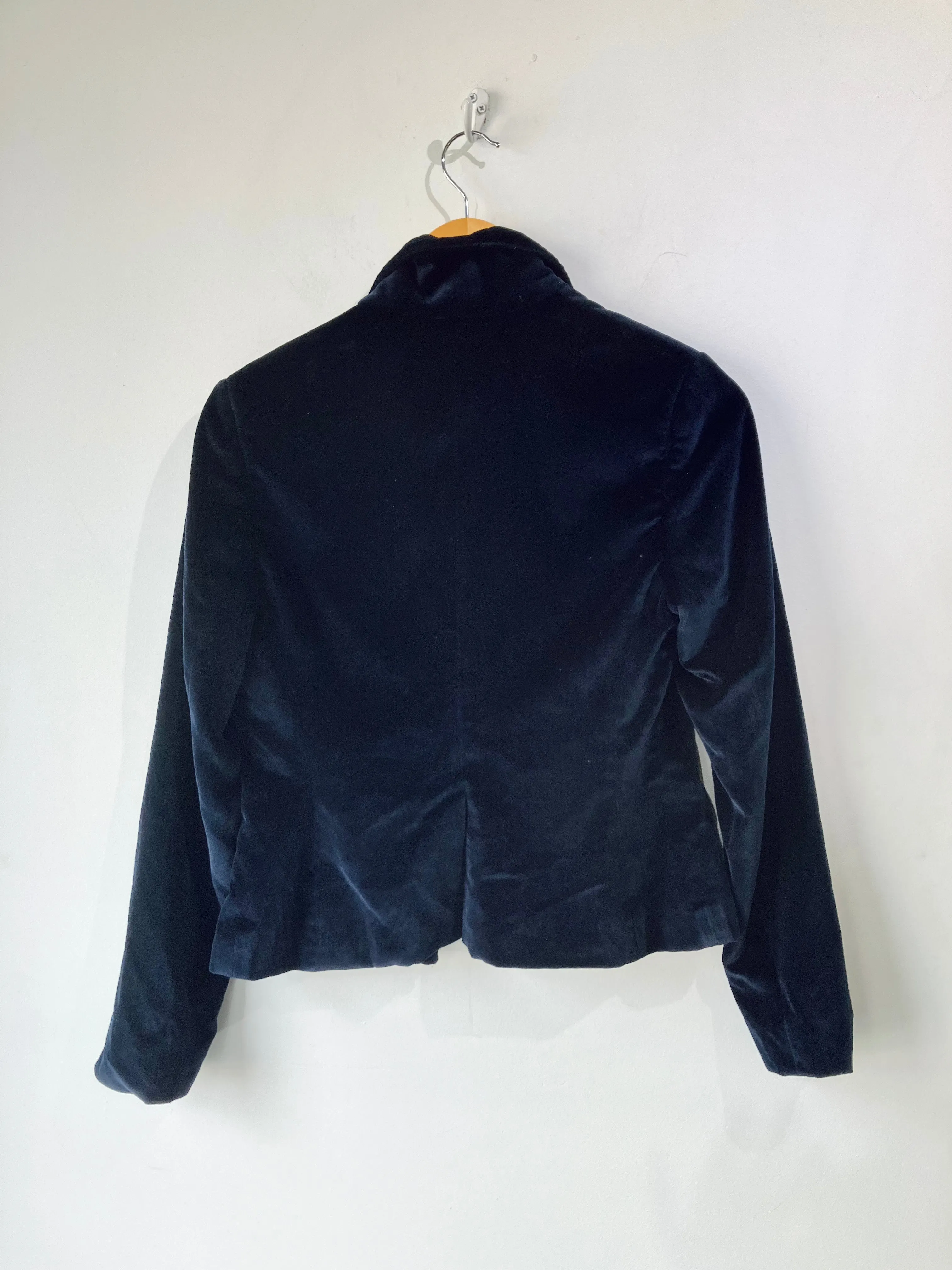 Vintage Morgane Le Fey Deep Blue Velvet Jacket