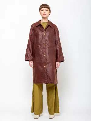 Waxed Cotton Louis Coat