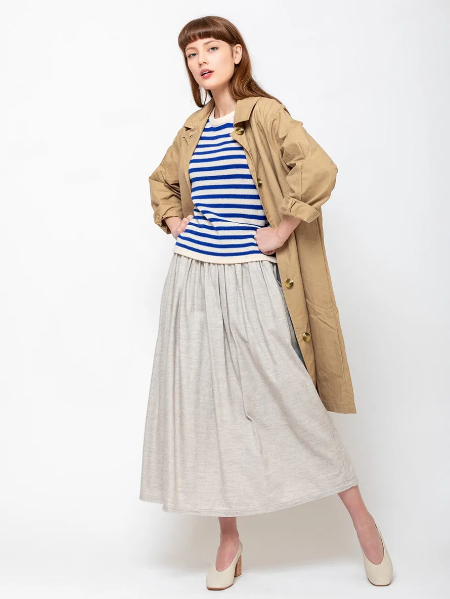 Waxed Cotton Louis Coat