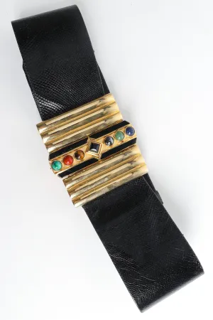 Wide Gem Hook Slide Belt
