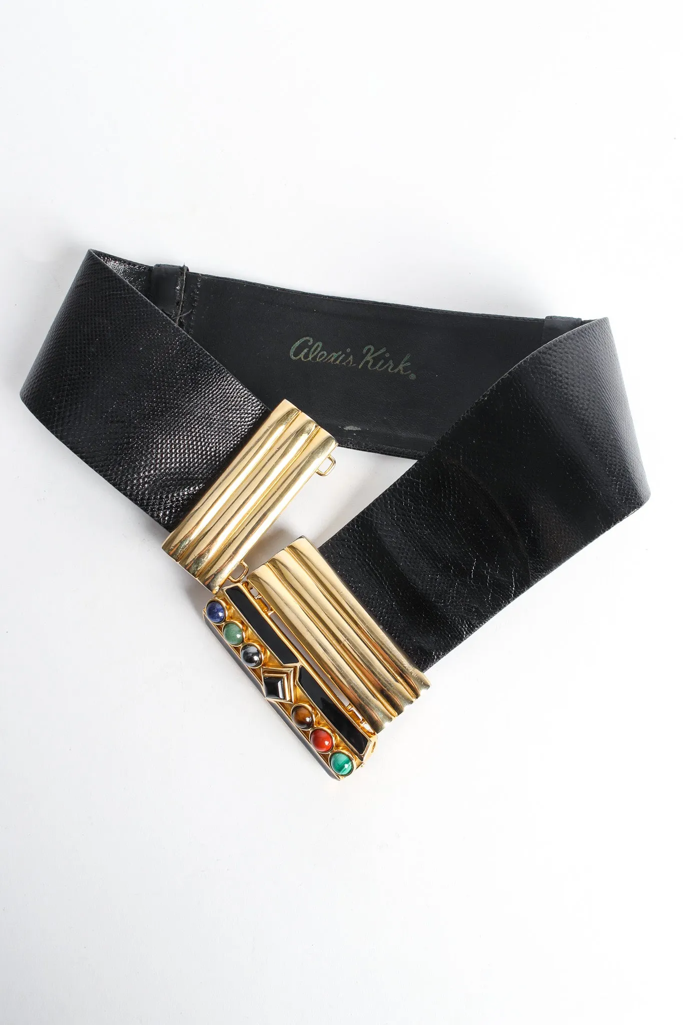 Wide Gem Hook Slide Belt