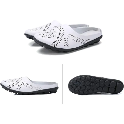 Wide Toe Box & Wide Size Leather Mules – Basic Colors